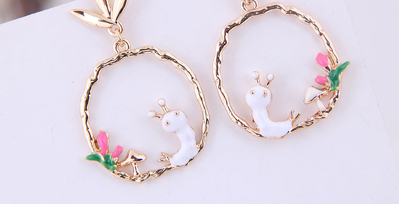 Fashion White Simple Insect Earring,Drop Earrings
