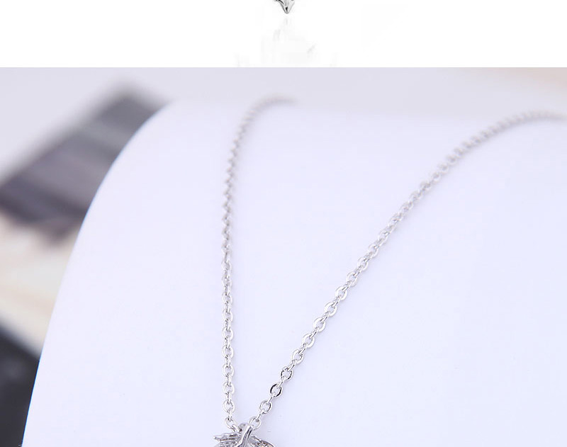 Fashion Silver Copper Plated Real Gold Maple Leaf Necklace,Necklaces
