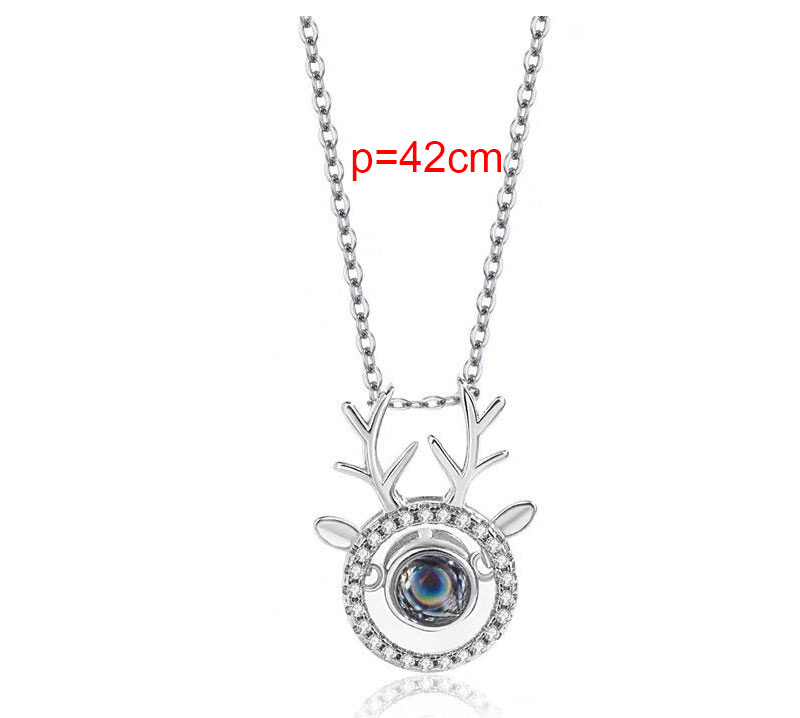 Fashion Silver Copper Plated Gold All The Way (deer) Has Your Necklace,Necklaces