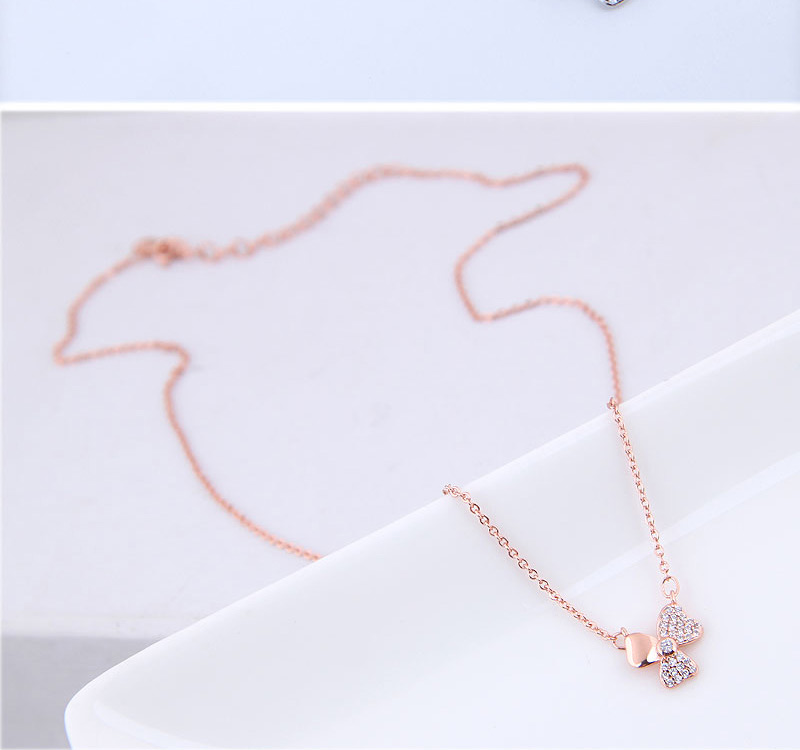 Fashion Gold Copper Plated Real Gold Clover Necklace,Necklaces