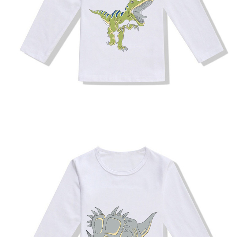 Fashion White Dinosaur 3d Printed Children