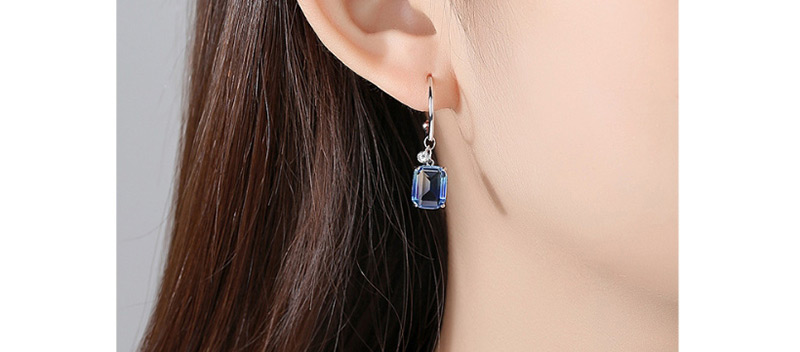Fashion Blue Painted Earrings,Earrings