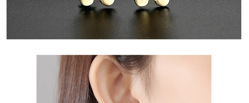 Fashion White Kemi Bear Earrings,Earrings