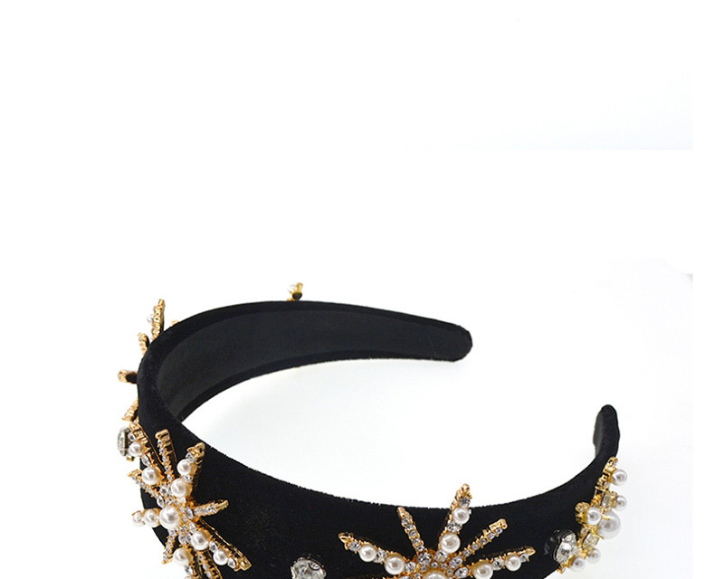 Fashion Black Wide-brimmed Headband,Head Band