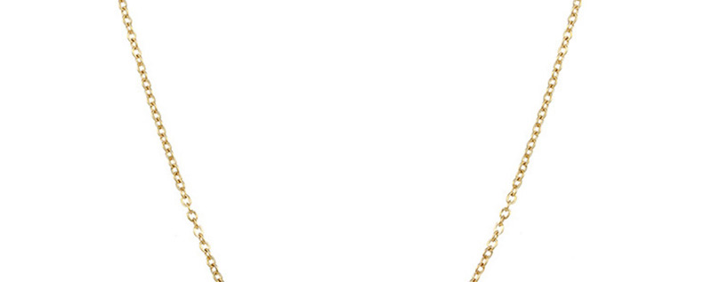 Fashion Gold Beaded Crystal Stainless Steel Necklace,Necklaces