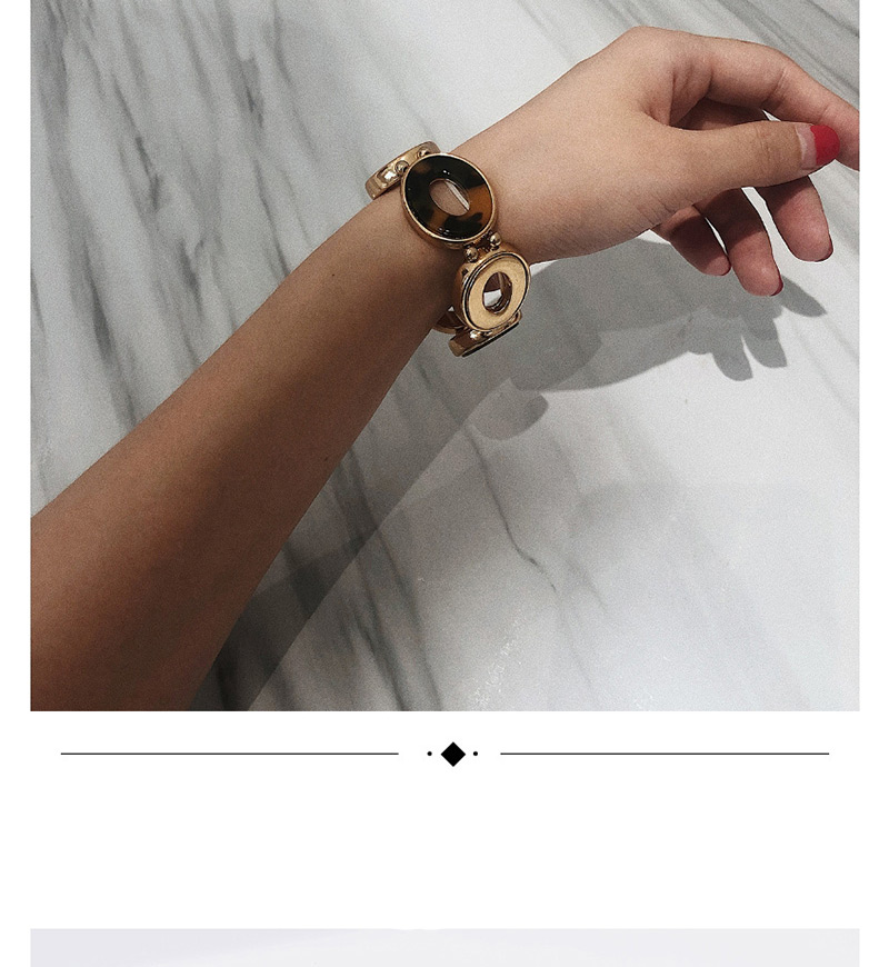 Fashion Gold Elastic Ball Round Geometric Leopard Bracelet,Fashion Bracelets