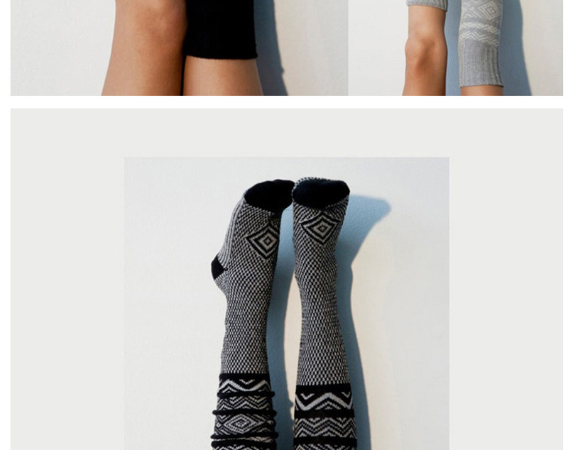 Fashion Black Knitted Tube Socks Wool Socks,Fashion Socks