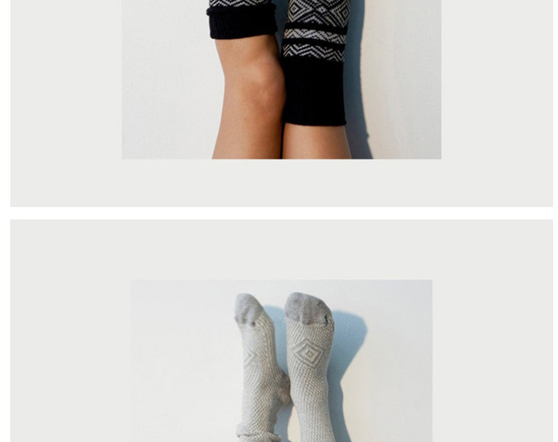 Fashion Black Knitted Tube Socks Wool Socks,Fashion Socks