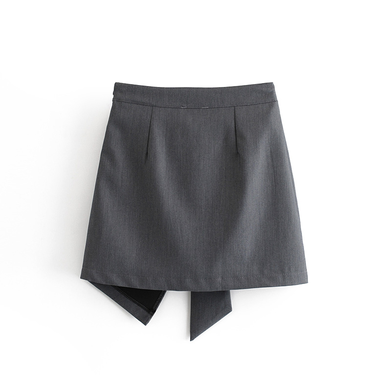 Fashion Dark Gray Irregular Skirt,Skirts