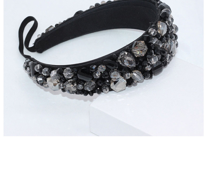 Fashion Black Crystal Sewing Headband,Head Band