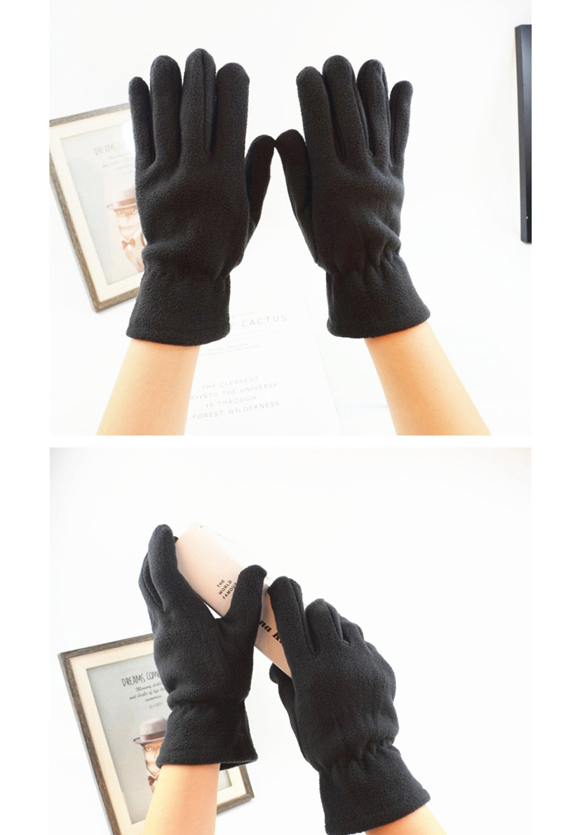 Fashion Red Imitation Lambskin Gloves,Full Finger Gloves