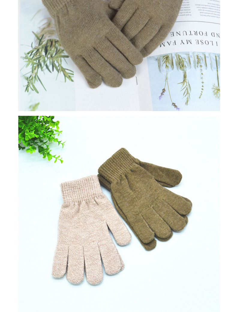 Fashion Green Wool Knitted Finger Gloves,Fingerless Gloves