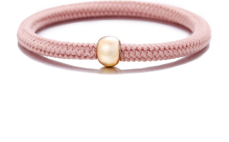 Fashion Pink Gold Bead Ring,Hair Ring