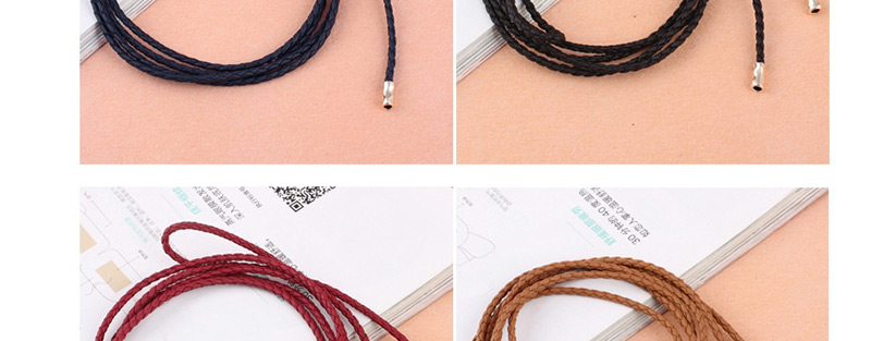 Fashion Camel Alloy Pendant Knitted Knot,Thin belts
