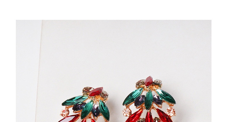 Fashion Color Geometric Diamond Earrings,Drop Earrings