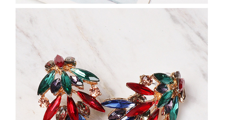 Fashion Color Geometric Diamond Earrings,Drop Earrings
