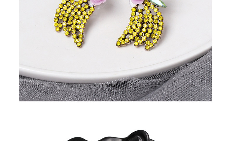 Fashion Color Diamond Flower Earrings,Stud Earrings