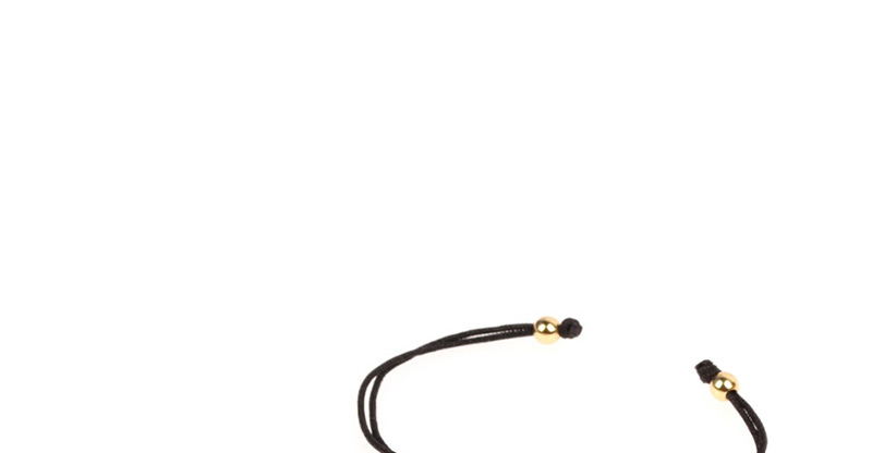 Fashion Gold Micro-inlaid Diamond Zircon Rainbow Drawn Bead Bracelet,Bracelets