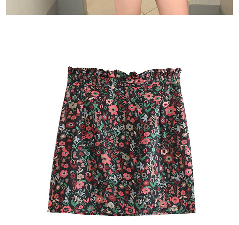 Fashion Color Floral Embellished Skirt,Skirts