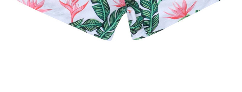 Fashion Green Printed Beach Pants,Kids Swimwear