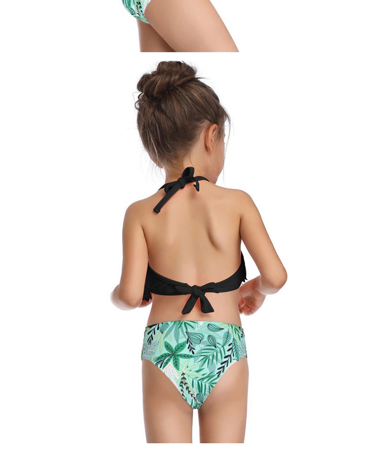 Fashion Black Tassel Fringed Hanging Neck Children
