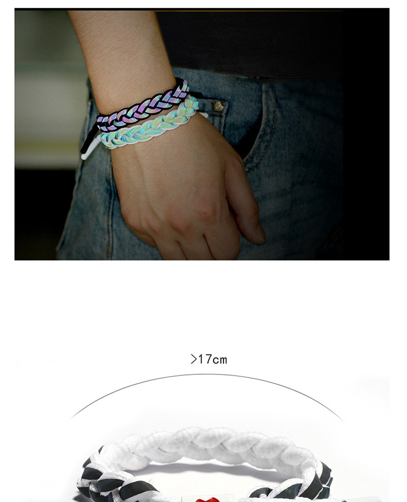 Fashion Love Is Not Reflective White Braided Color Hand Rope,Fashion Bracelets