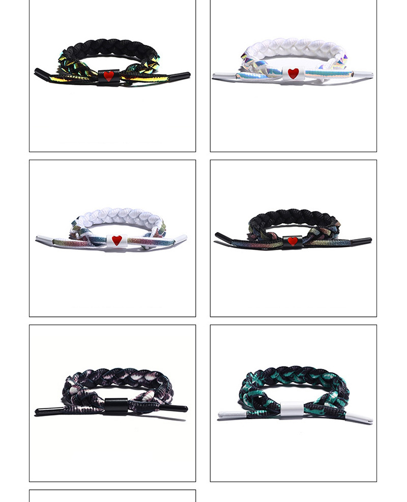 Fashion Love Is Not Reflective White Braided Color Hand Rope,Fashion Bracelets