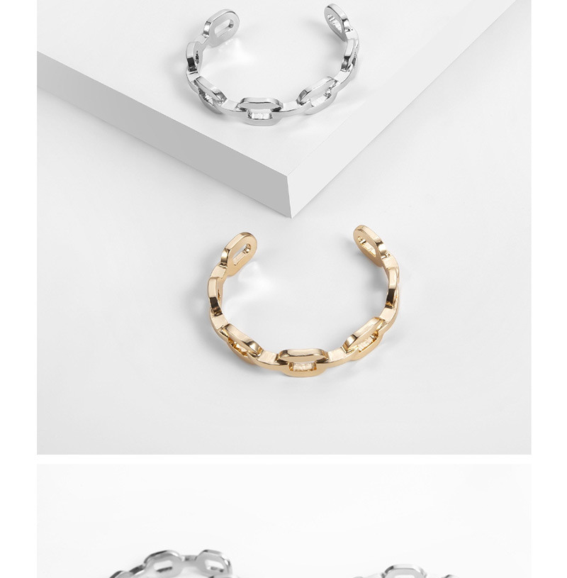 Fashion Silver Geometric Metal Open Bracelet,Fashion Bangles