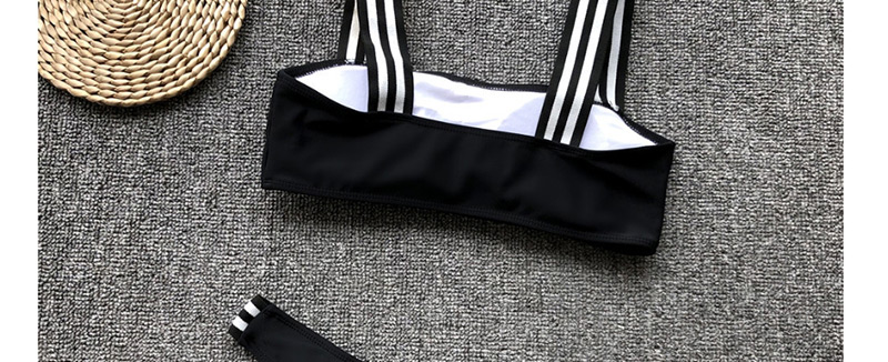Fashion Black Bandage Split Swimsuit,Bikini Sets