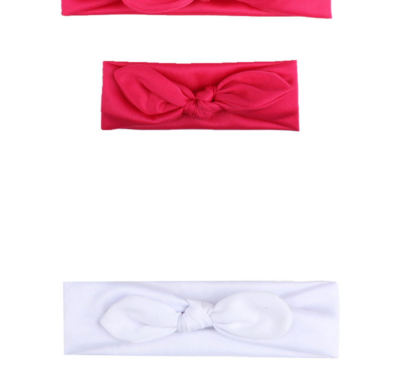 Fashion Red Knotted Bow Hair Band Parent-child Suit,Hair Ribbons