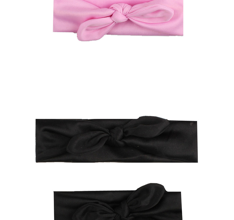 Fashion Rose Red Knotted Bow Hair Band Parent-child Suit,Hair Ribbons