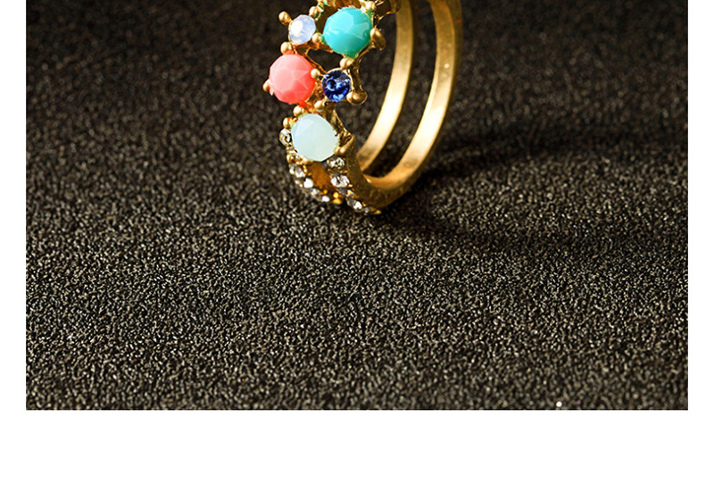 Fashion Gold Double Diamond Ring,Fashion Rings
