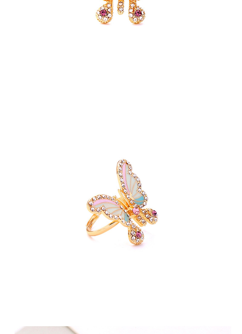 Fashion Gold Small Drop Diamond Ring With Diamonds,Fashion Rings