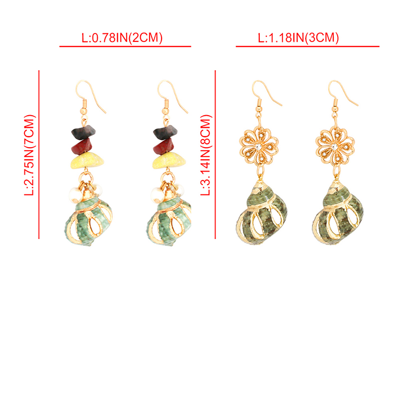Fashion Small Conch Alloy Conch Earrings,Drop Earrings