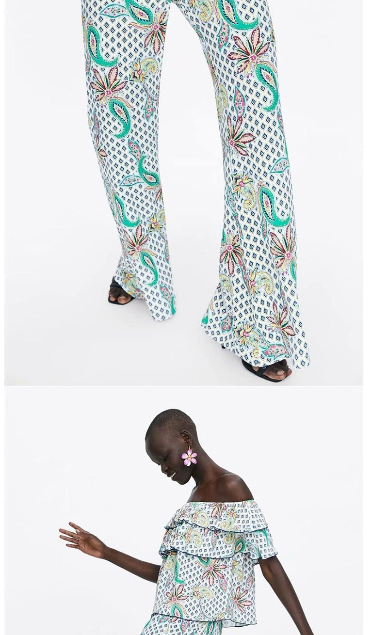 Fashion Color Printed Trousers,Pants