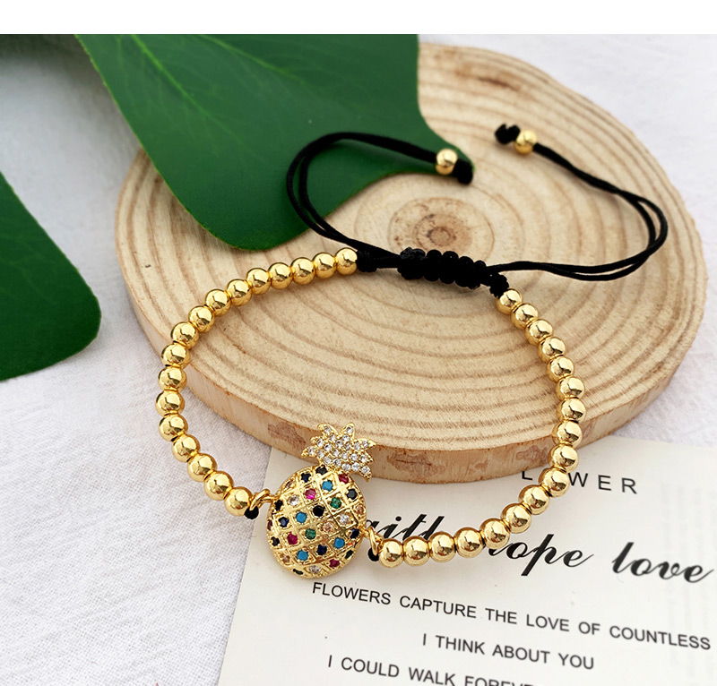 Fashion Gold Copper Beaded Shell Bracelet,Bracelets