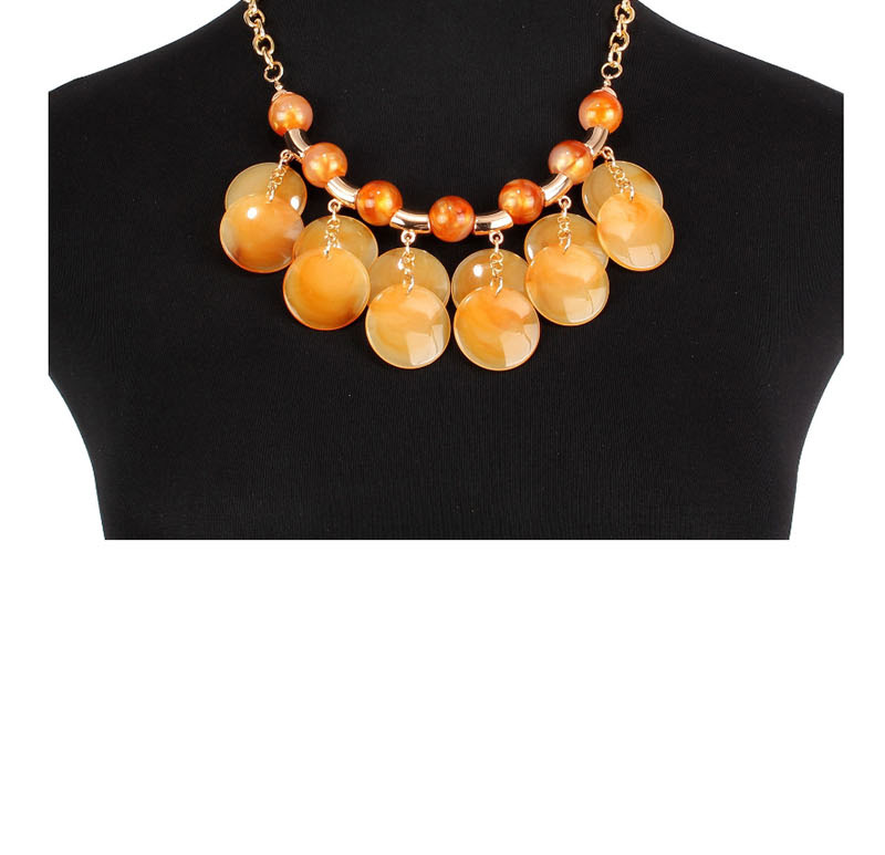 Fashion Brown Streaming Bead Necklace,Jewelry Sets