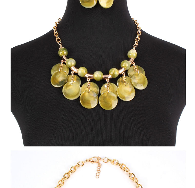 Fashion Brown Streaming Bead Necklace,Jewelry Sets