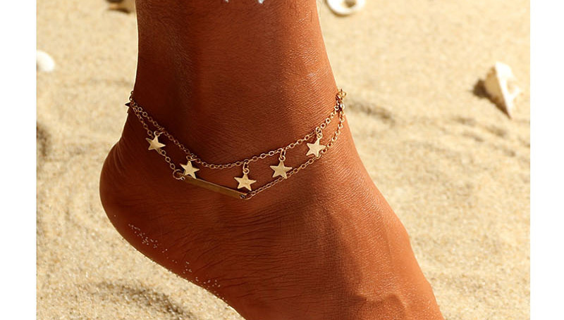 Fashion Gold Star Anklet,Fashion Anklets