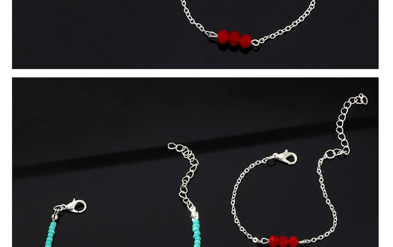 Fashion Silver Mizhu Hexagon Adjustable Bracelet Set,Beaded Bracelet