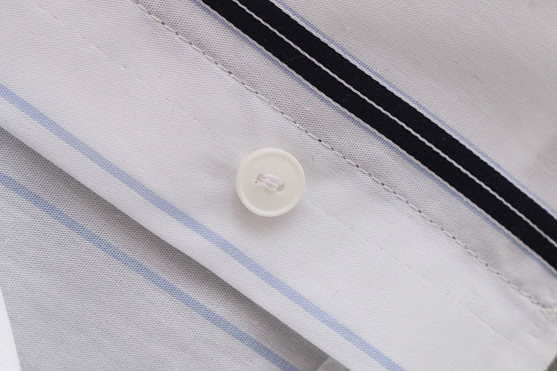Fashion White One-shoulder Striped Shirt,Tank Tops & Camis