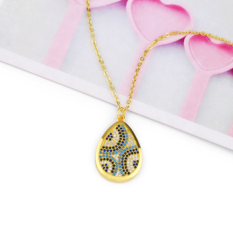 Fashion Gold Zircon Eye Necklace,Pendants