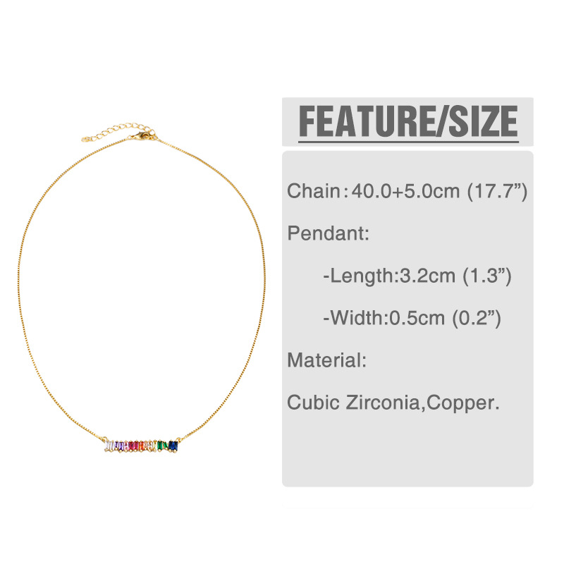 Fashion Silver Zircon Copper Plated Necklace,Pendants