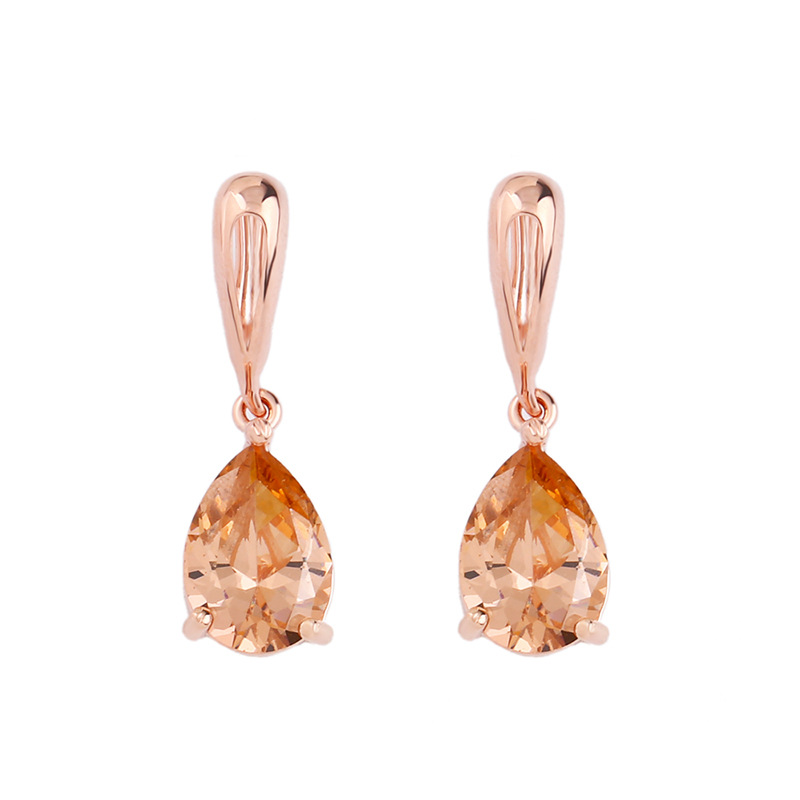 Fashion Gold Diamond Drop Earrings,Drop Earrings