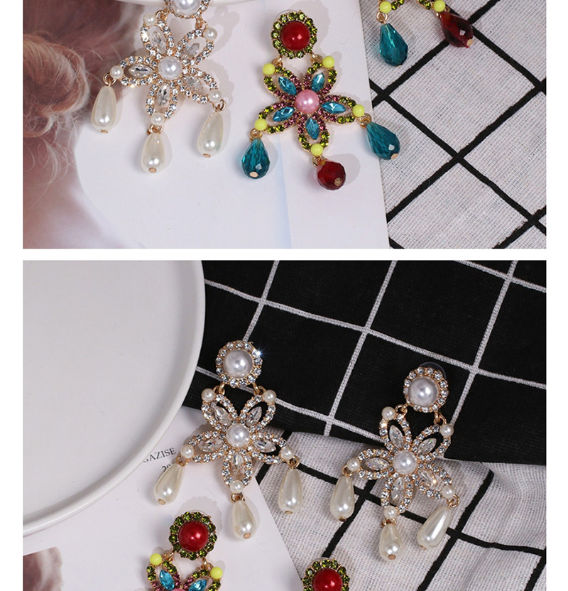 Fashion Color Pentagram Fringed Earrings,Drop Earrings