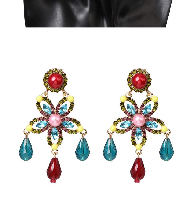 Fashion Color Pentagram Fringed Earrings,Drop Earrings