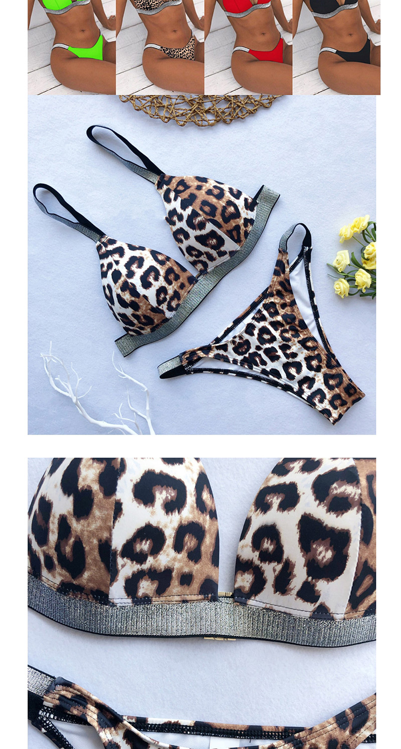Fashion Yellow Leopard Hard Bag Flash Bandage Bikini,Bikini Sets