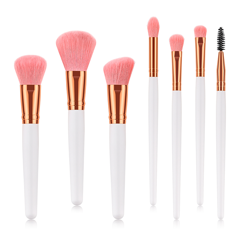Fashion Platinum 7 Packs Of Wool Makeup Brushes,Beauty tools