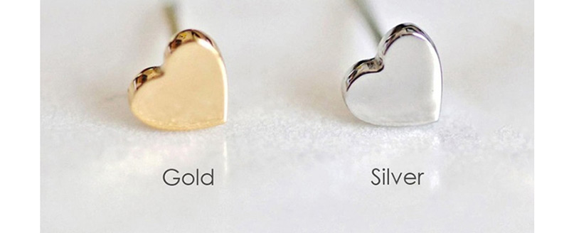 Fashion Gold Love Stainless Steel Earrings,Earrings