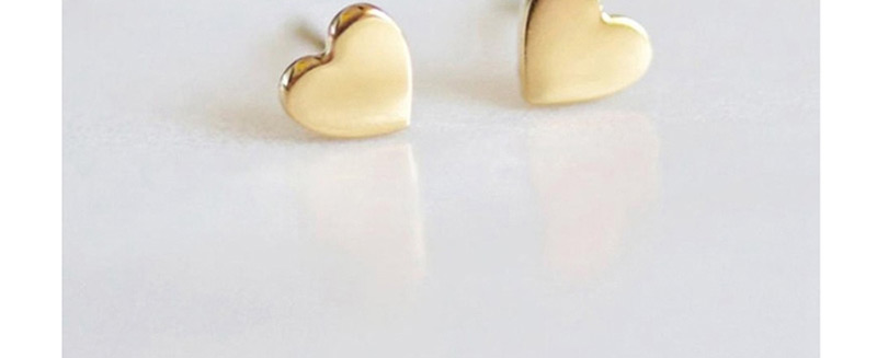 Fashion Gold Love Stainless Steel Earrings,Earrings